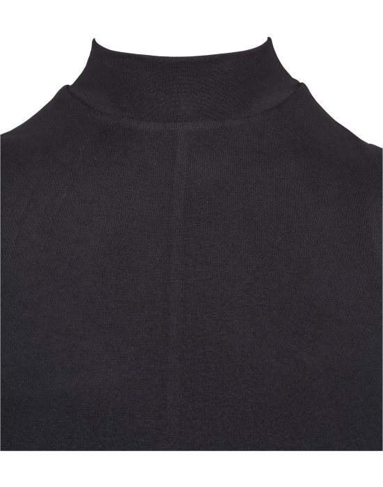 Дамска мини рокля в черен цвят Urban Classics Ladies A-Line Turtleneck Dress black, Urban Classics, Рокли - Complex.bg