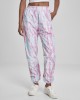 Дамски спортни панталони в розово и синьо Urban Classics Ladies Tie Dye Track Pants, Urban Classics, Панталони - Complex.bg