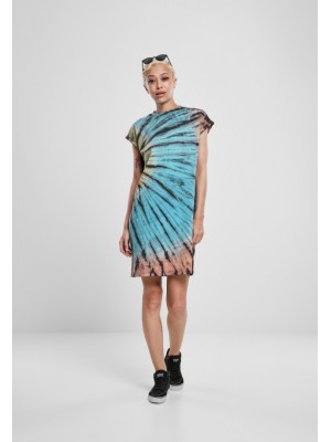 Дамска рокля Urban Classics Ladies Tie Dye Dress black 