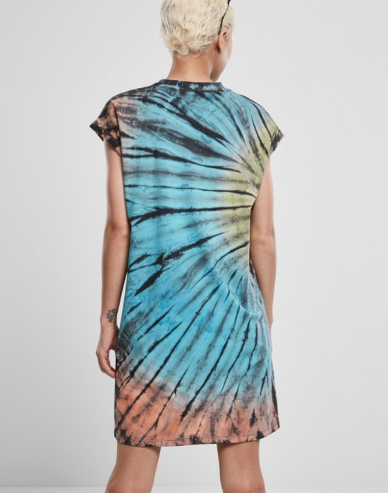 Дамска рокля Urban Classics Ladies Tie Dye Dress black, Urban Classics, Рокли - Complex.bg