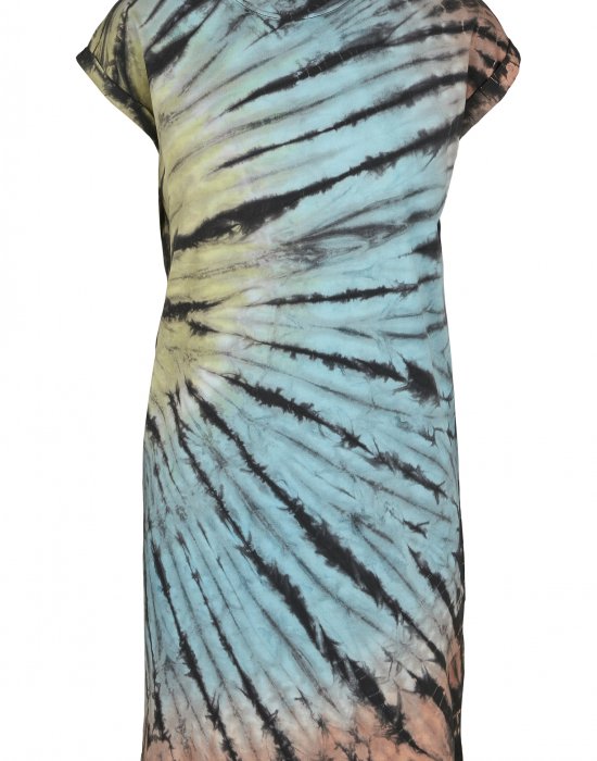 Дамска рокля Urban Classics Ladies Tie Dye Dress black, Urban Classics, Рокли - Complex.bg