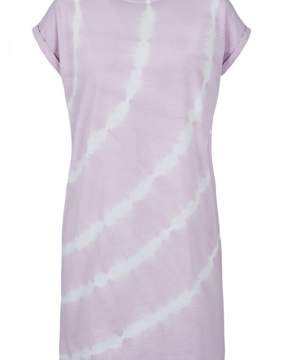 Дамска рокля в розово Urban Classics Ladies Tie Dye Dress, Urban Classics, Рокли - Complex.bg