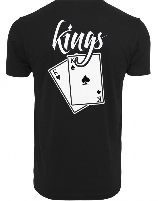 Мъжка тениска Mister Tee Kings Cards в черен цвят, Mister Tee, Тениски - Complex.bg