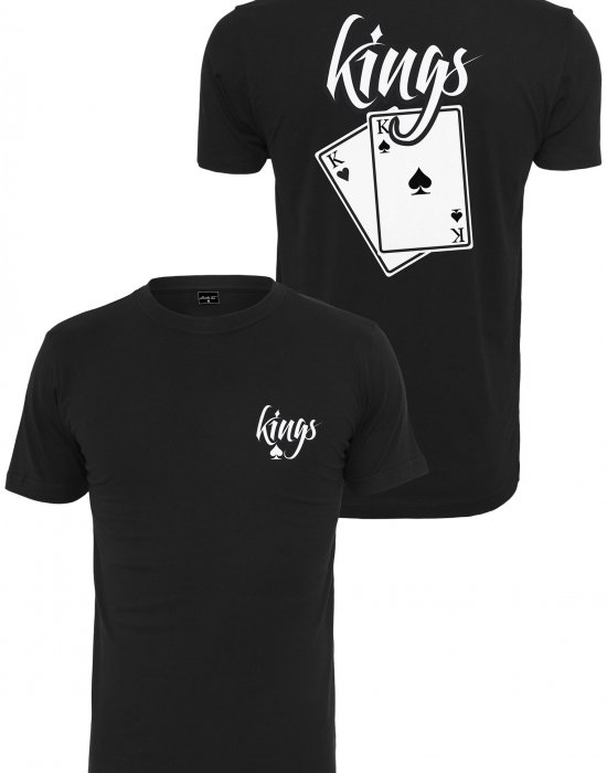 Мъжка тениска Mister Tee Kings Cards в черен цвят, Mister Tee, Тениски - Complex.bg