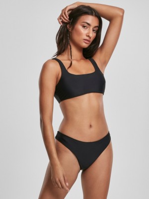  Дамски бански в черно Urban Classics Ladies Tanktop Bikini 