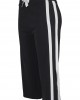 Дамски панталони в черен цвят Urban Classics Ladies Taped Terry Culotte black/white, Urban Classics, Панталони - Complex.bg