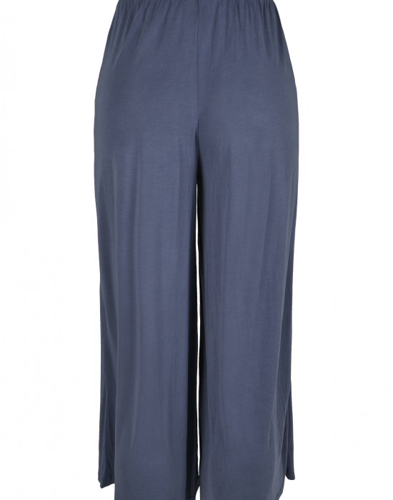 Дамски панталон в сив цвят Urban Classics Ladies Modal Culotte vintageblue, Urban Classics, Панталони - Complex.bg