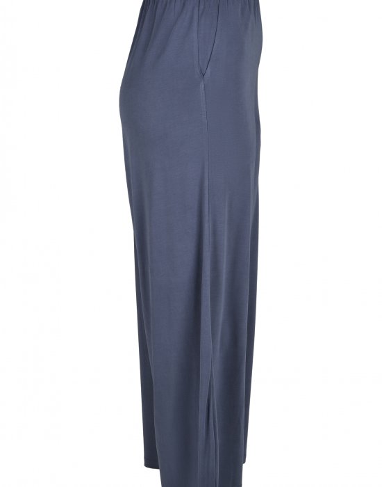 Дамски панталон в сив цвят Urban Classics Ladies Modal Culotte vintageblue, Urban Classics, Панталони - Complex.bg