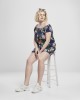 Купи Дамски къс гащеризон в тъмносиньо на флорални мотиви Urban Classics Ladies AOP Off Shoulder Short, Urban Classics, Топове онлайн - Complex.bg Дамски къс гащеризон в тъмносиньо на флорални мотиви Urban Classics Ladies AOP Off Shoulder Short, Urban Classics, Топове - Complex.bg