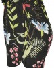 Дамски къси панталони в черно с флорални мотиви Urban Classics Ladies AOP Viscose Resort Shorts, Urban Classics, Къси панталони - Complex.bg