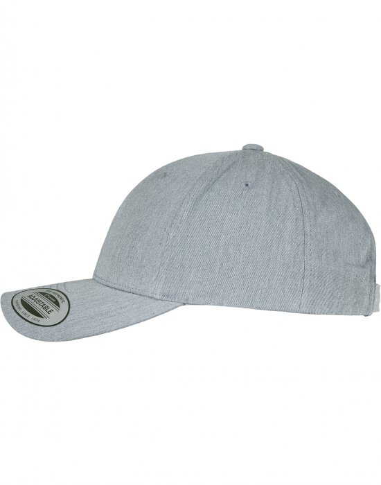 Шапка с козирка в сив цвят Urban Classics Curved Classic Snapback h.grey one size, Urban Classics, Шапки с козирка - Complex.bg