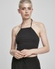 Комплект от 2 дамски топа в черно и бяло Urban Classics Ladies Cropped Neckholder Top 2-Pack, Urban Classics, Топове - Complex.bg