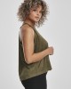 Дамски потник в цвят маслина Urban Classics Ladies Peached Rib Neckholder Tank, Urban Classics, Топове - Complex.bg