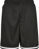 Мъжки къси панталони в черно Urban Classics Premium Stripes Mesh Shorts, Urban Classics, Къси панталони - Complex.bg