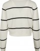 Дамска къса блуза в бяло Urban Classics Ladies Short Striped Sweater, Urban Classics, Блузи - Complex.bg