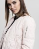 Дамско яке в розово Urban Classics Ladies Diamond Quilt Short Bomber, Urban Classics, Жени - Complex.bg