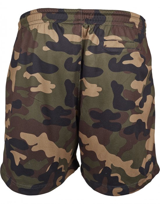 Мъжки къси панталони в камуфлажен цвят Urban Classics Camo Mesh Shorts, Urban Classics, Къси панталони - Complex.bg