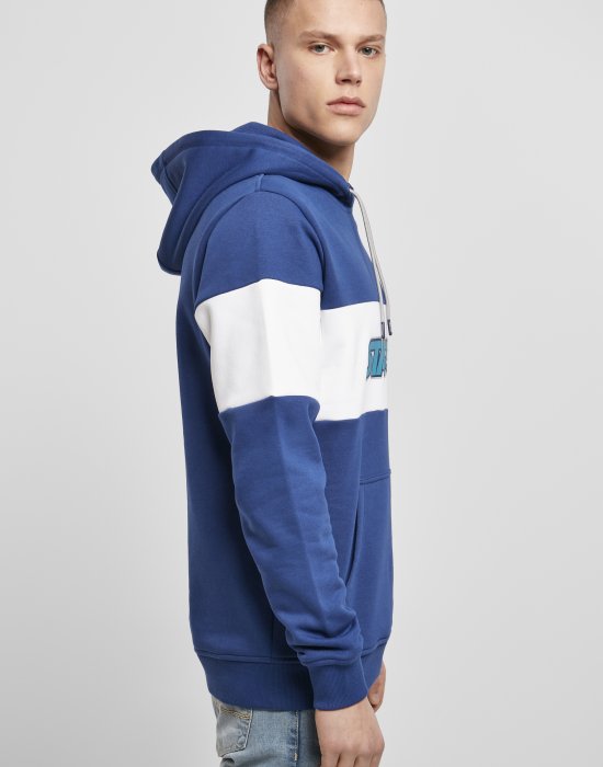 Мъжки суичър в син цвят Starter Block Hoody, STARTER, Суичъри - Complex.bg