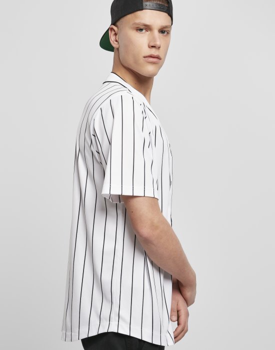 Мъжка риза в бял цвят Starter Baseball Jersey, STARTER, Ризи - Complex.bg