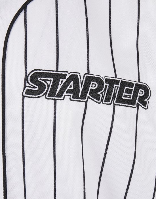 Мъжка риза в бял цвят Starter Baseball Jersey, STARTER, Ризи - Complex.bg