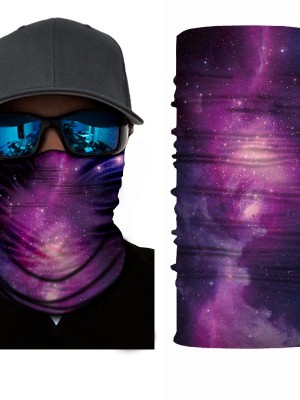 Бандана шал HoodStyle Bandana Purple Starry Sky 