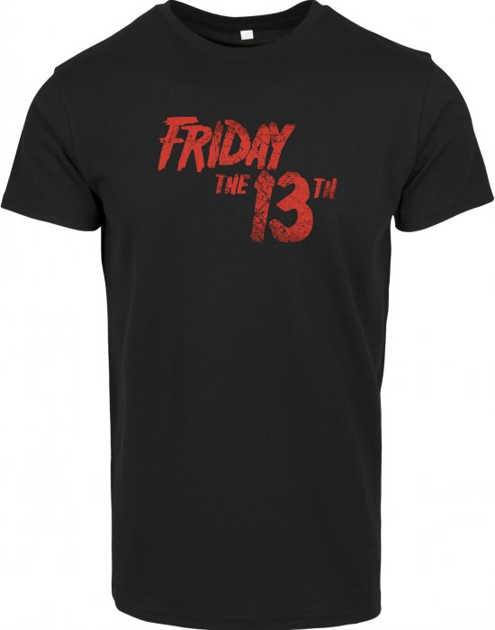 Мъжка тениска в черен цвят Merchcode Friday The 13th Logo, MERCHCODE, Тениски - Complex.bg