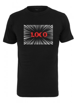 Мъжка тениска в черен цвят Mister Tee Loco 