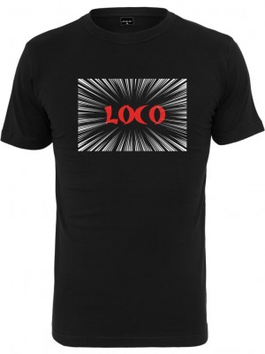 Мъжка тениска в черен цвят Mister Tee Loco 
