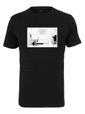Мъжка тениска в черен цвят Mister Tee Home Sick Tee 