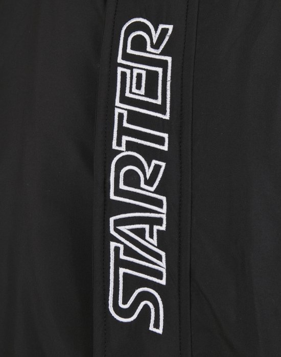 Мъжко яке в черно-бял цвят  Starter Track Jacket, STARTER, Якета Пролет / Есен - Complex.bg