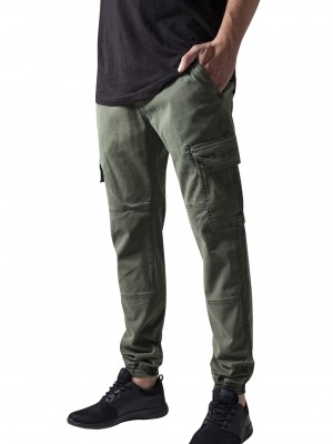 Мъжки карго панталон в цвят маслина Urban Classics