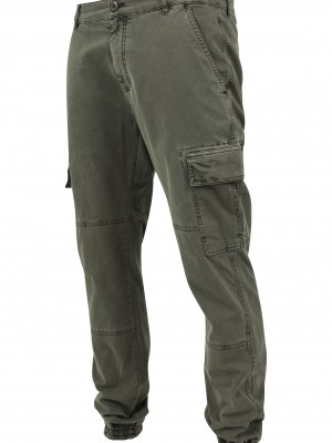 Мъжки карго панталон в цвят маслина Urban Classics