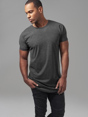 Дълга мъжка тениска в цвят графит Urban Classics