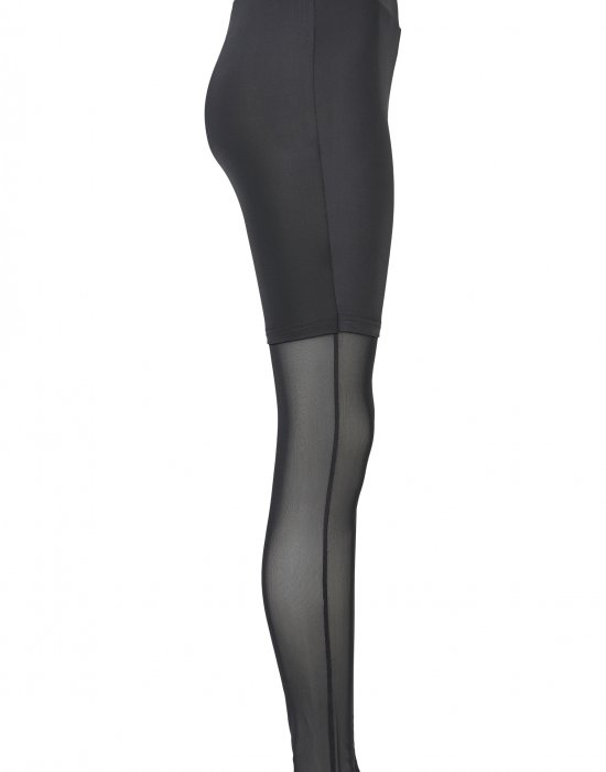 Клин в черен цвят Urban Classics High Waist Transparent Tech Mesh, Urban Classics, Клинове - Complex.bg