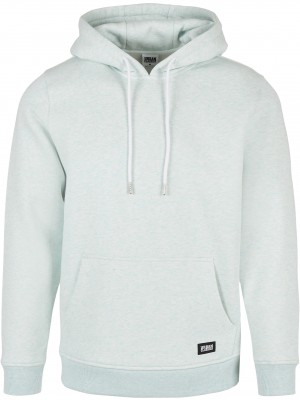 Мъжки суичър в светлосин меланж Urban ClassicsBasic Melange Hoody