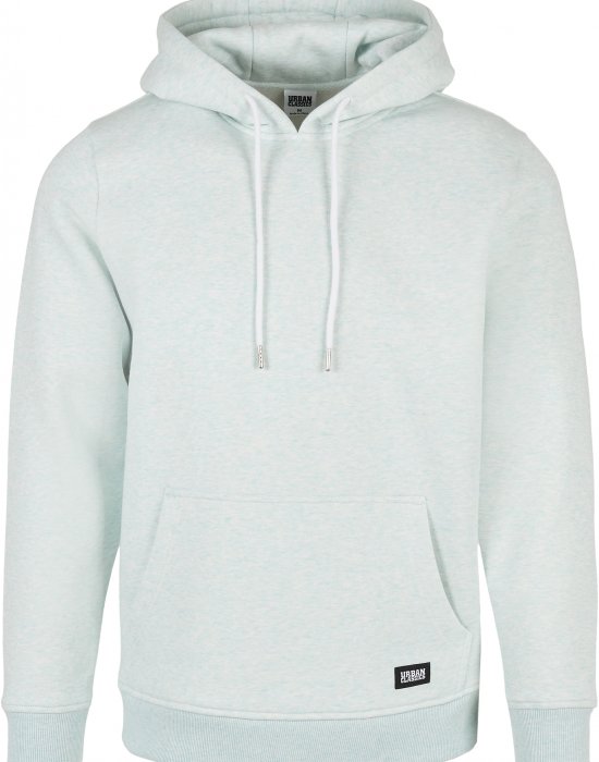 Мъжки суичър в светлосин меланж Urban ClassicsBasic Melange Hoody, Urban Classics, Суичъри - Complex.bg