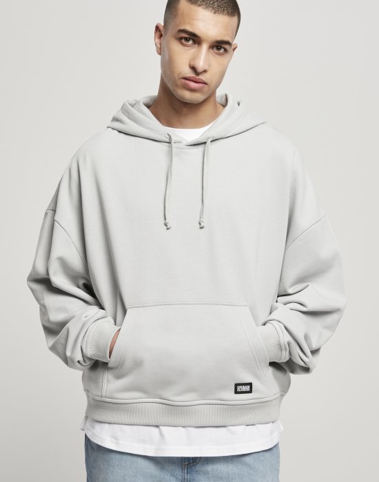 Мъжки суичър в светлосив цвят Urban Classics 80s Hoody, Urban Classics, Суичъри - Complex.bg