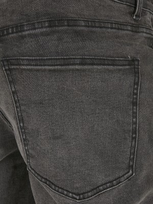 Къси дънкови панталони в черен цвят Urban Classics Relaxed Fit Jeans Shorts 