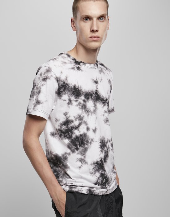 Мъжка тениска Urban Classics Black Tie Dye, Urban Classics, Тениски - Complex.bg