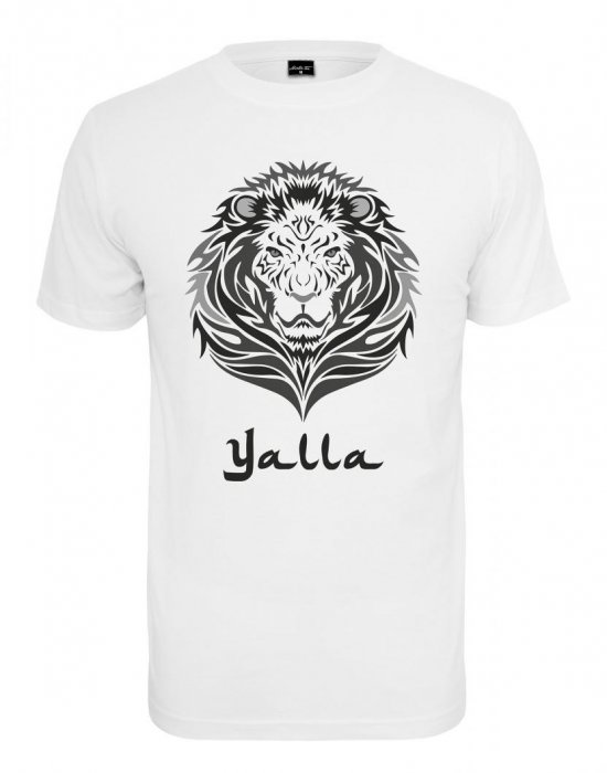 Мъжка тениска Mister Tee Yalla Lion в бял цвят, Mister Tee, Тениски - Complex.bg