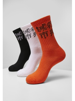 Комплект от три чифта чорапи Urban Classics Chinese Logo 