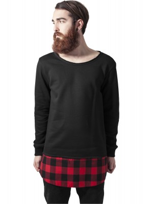 Мъжка блуза в черно и червено Urban Classics