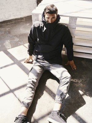 Мъжки карго панталони в сиво Urban Classics 