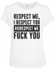 Дамска  тениска Mister Tee Respect Me в бял цвят, Mister Tee, Тениски - Complex.bg