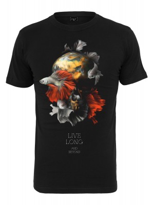 Мъжка тениска в черно Мister Tee