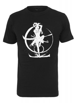 Мъжка тениска в черно Mister Tee