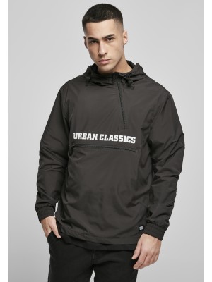Мъжко преходно яке в черен цвят Urban Classics Commuter Pull Over