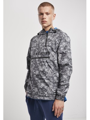 Мъжко преходно яке в камуфлажен десен Urban Classics Commuter Pull Over 