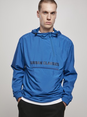Мъжко преходно яке в син цвят Urban Classics Commuter Pull Over