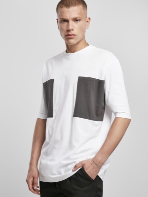 Мъжка тениска в бял цвят Urban Classics Big Double Pocket